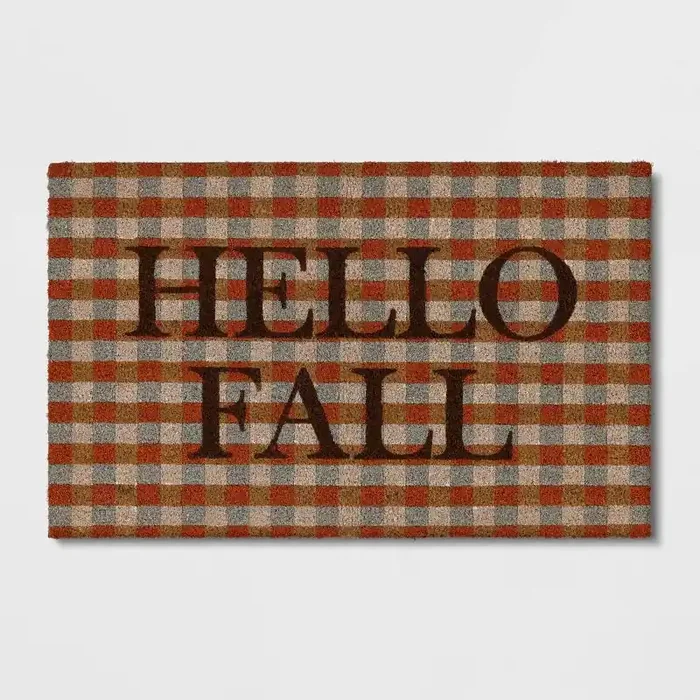 1‘10″x2‘11″ ‘Hello‘ Fall Coir Doormat