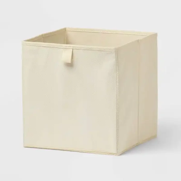 11″ Fabric Bin Khaki – Brightroom™