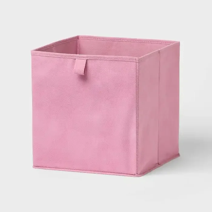 11″ Fabric Bin Pink – Brightroom™