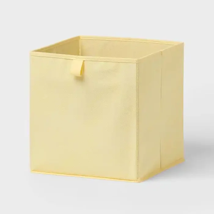 11″ Fabric Bin Yellow – Brightroom™
