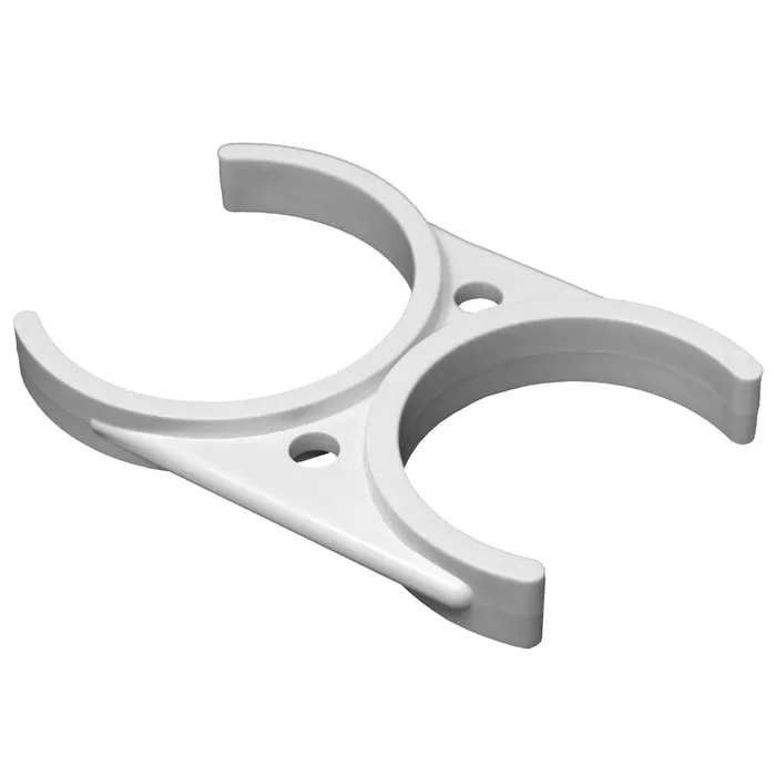2-1/2″ x 2-1/2″ Double Clip – White