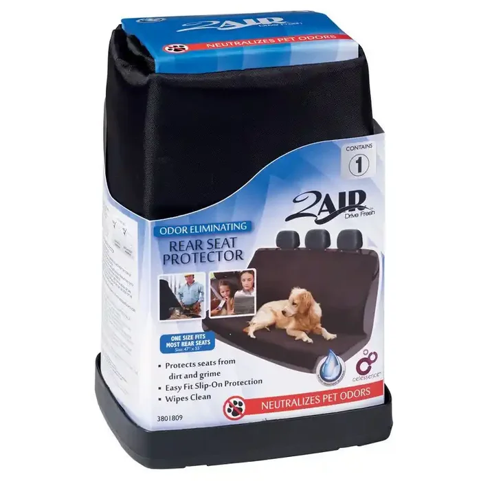 2Air 2 Air 1pc Custom Rear Seat Pet Protector Automotive Interior Covers And Pads Black