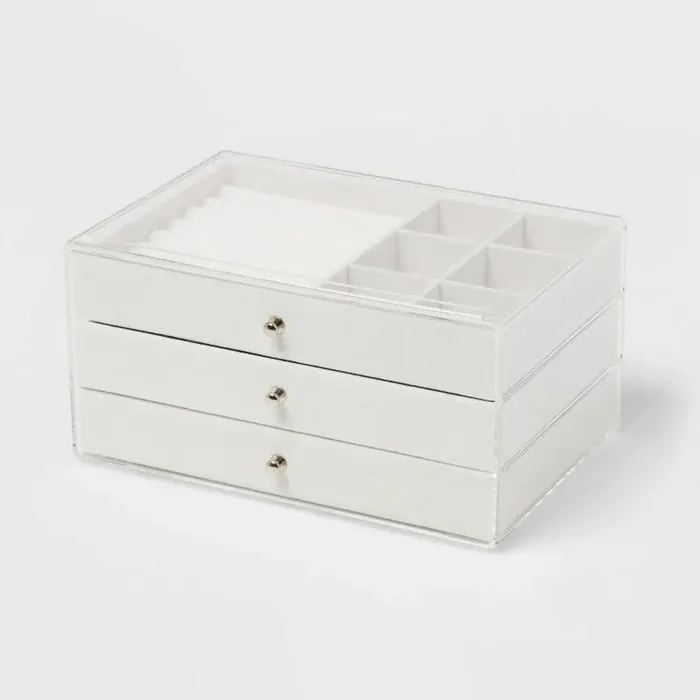 3 Drawer Acrylic Accessory Organizer – Brightroom™