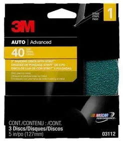 3M 3112 Sanding Disc 5″ Coarse, Price/EA