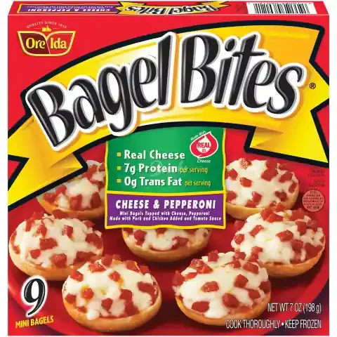 7-Eleven Bagel Bites Cheese & Pepperoni