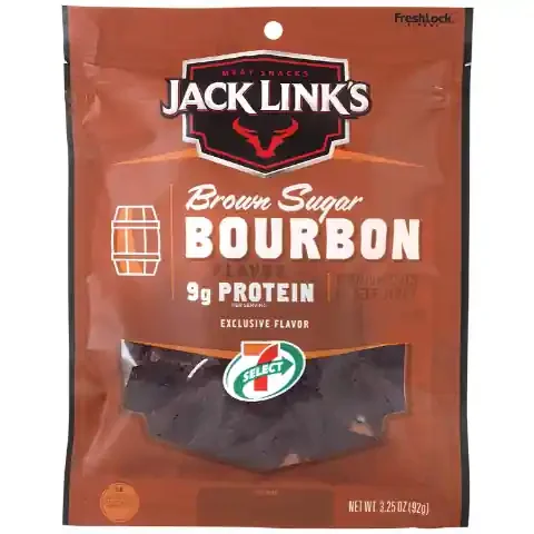 7-Select Jack Link‘s Brown Sugar Bourbon Beef Jerky