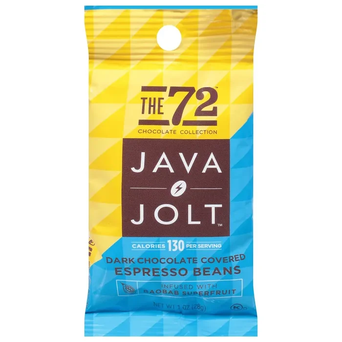 72 Chocolate Dark Java Jolt Espresso Beans – 1 OZ
