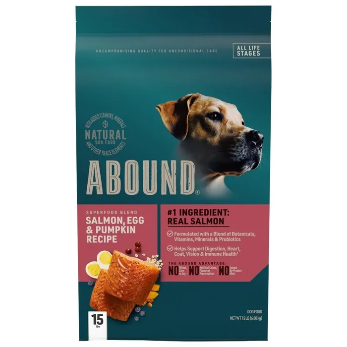 Abound Salmon Egg & Pumpkin Blend Dry Dog Food