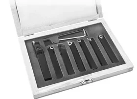 ABS Import Tools 7 PIECE 1/4″ INDEXABLE CUT OFF & TURNING TOOL SET (2002-0010)