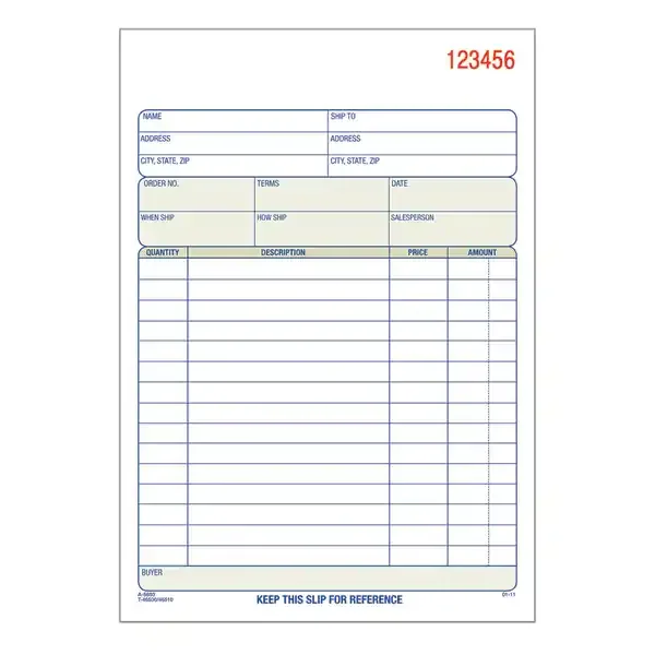 Adams Carbonless Order Books