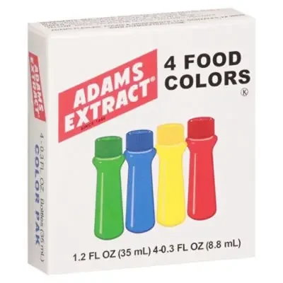 Adams Extract Food Color Pack – 4.25 Fl. Oz.