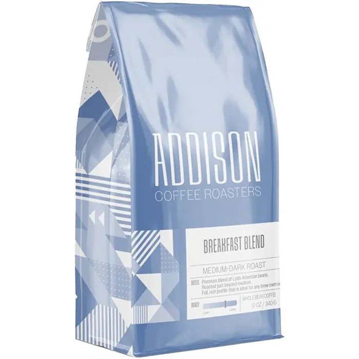 Addison Coffee Roasters Breakfast Blend Whole Bean Coffee