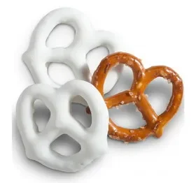 Albanese White Frosted Pretzels 10lb, 628602, Price/Case