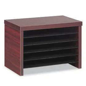ALERA ALEVA316012MY Alera Valencia Under Counter File Organizer Shelf, 15.75w x 9.88d x 10.88h, Mahogany, Price/EA