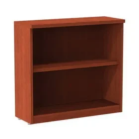 ALERA ALEVA633032MC Alera Valencia Series Bookcase, Two-Shelf, 31.75w x 14d x 29.5h, Med Cherry, Price/EA