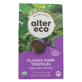 Alter Eco Dark Chocolate Truffles, Classic, Organic