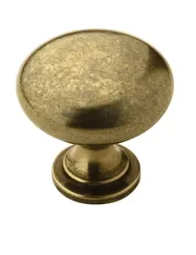 Amerock BP53005-BB 1-1/4″ Knob Burnished Brass, Price/Each