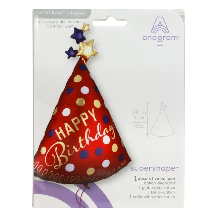 Anagram Balloon, Decorative, Satin Luxe Infused, Supershape