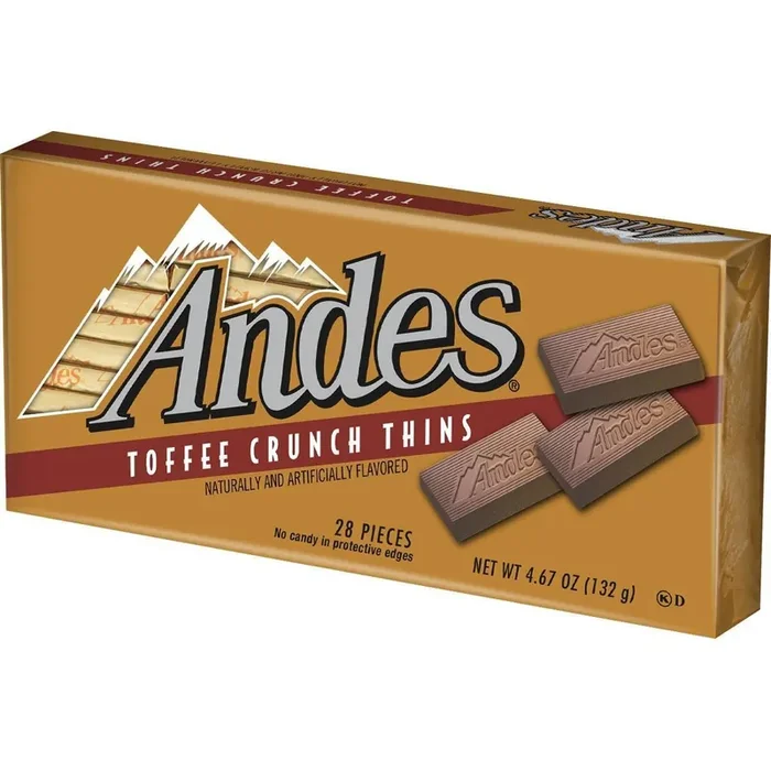 Andes Holiday Toffee Crunch Thins Chocolates – 4.67oz