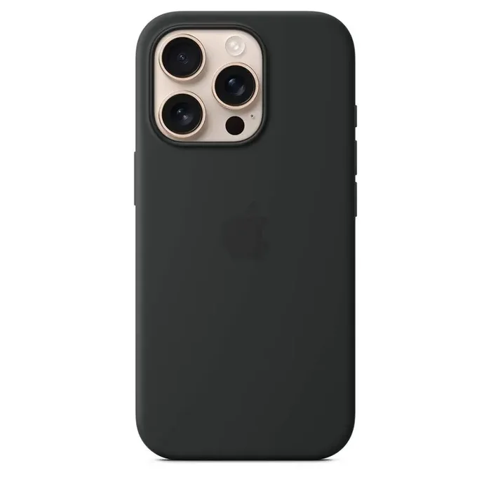 Apple iPhone 16 Pro Silicone Case with MagSafe – Black