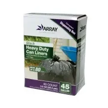 ARRAY Black Can Liners