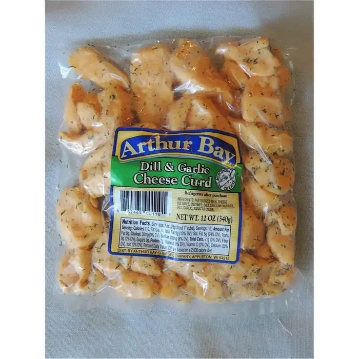 Arthur Bay Dill & Garlic Cheese Curd, 12 oz