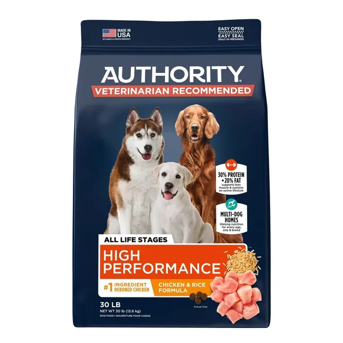 Authority Everyday Health High Performance All Life Stage Dry Dog Food – Chicken & Rice