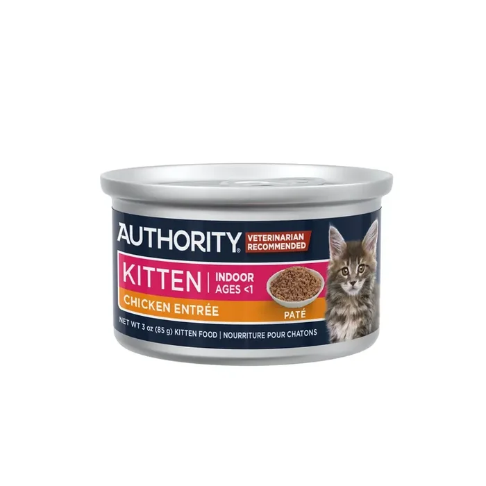 Authority® Everyday Health Kitten Cat Wet Food – 5.5 Oz, Pate, With-Grain