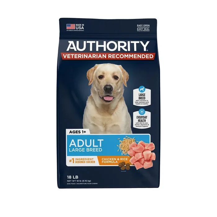 Authority® Everyday Health Large Breed Adult Dry Dog Food – Chicken & Rice