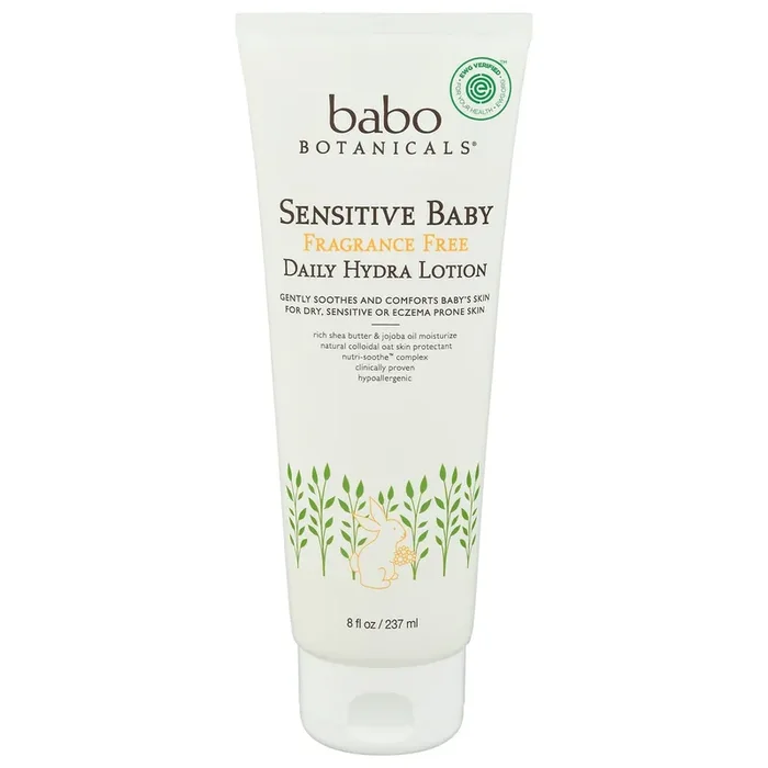 Babo Botanicals Sensitive Baby Fragrance Free Daily Hydra Lotion