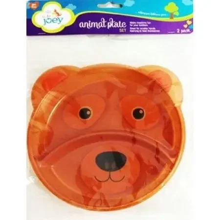 Baby Joey Animal Plate Set.