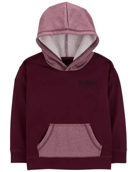 Baby OshKosh Logo Hooded Pullover Maroon 12M