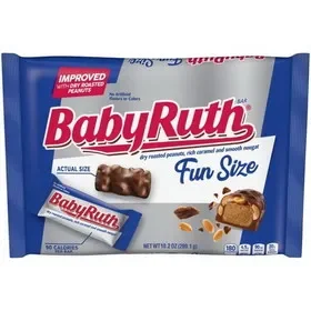 Baby Ruth Fun Size Lay Down Bag, 10.2 Ounces, 12 per case, Price/Case