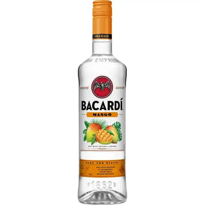 Bacardi Mango Flavored Rum – 750ml Bottle