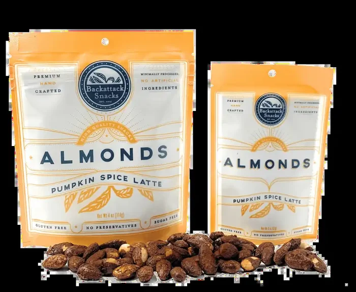 Backattack Snacks Pump Latte Almonds