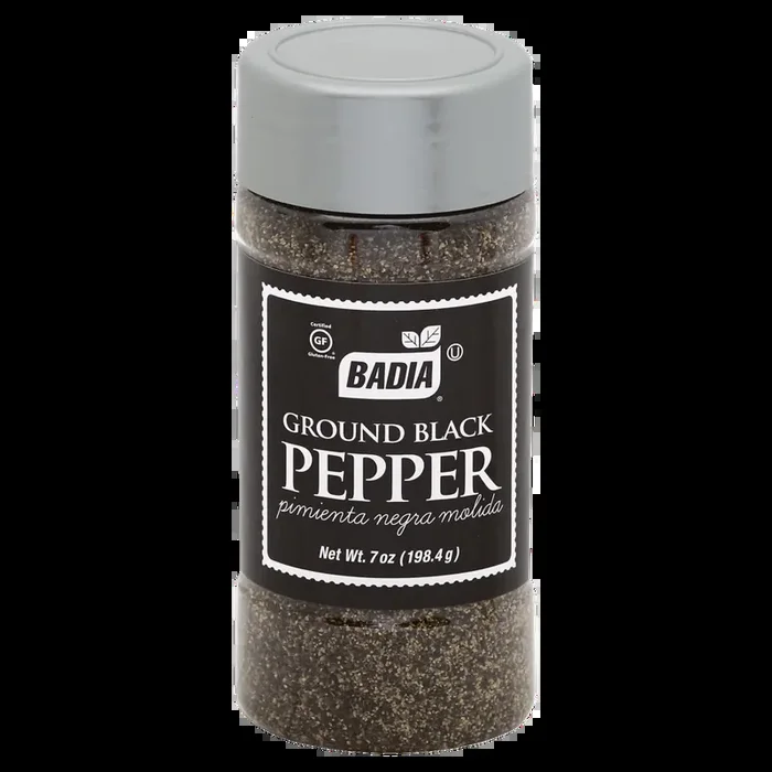 Badia Pimienta Negra Molida (Ground Black Pepper) Jar