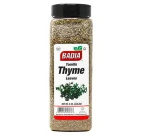 Badia Thyme Leaves Whole, 8 OZ, case of 6, Price/case