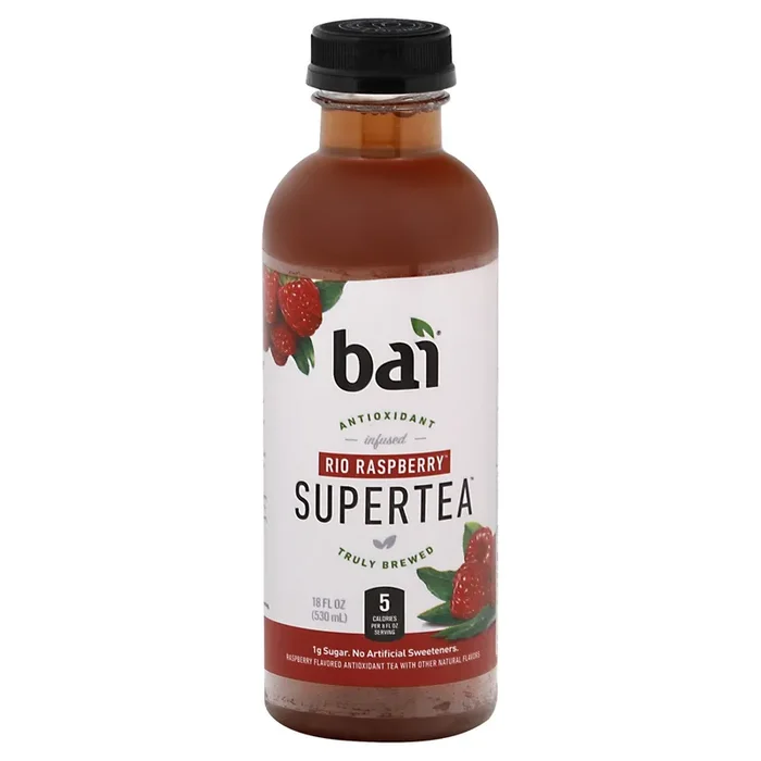 Bai Iced Tea, Rio Raspberry, Antioxidant Infused Supertea, 18 Fluid Ounce Bottle