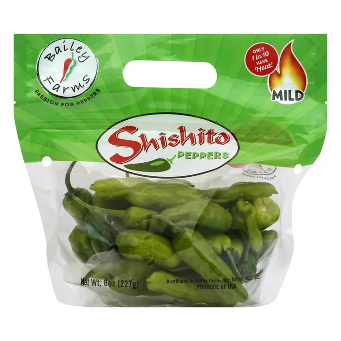 Bailey Farms Mild Shishito Peppers 8 oz