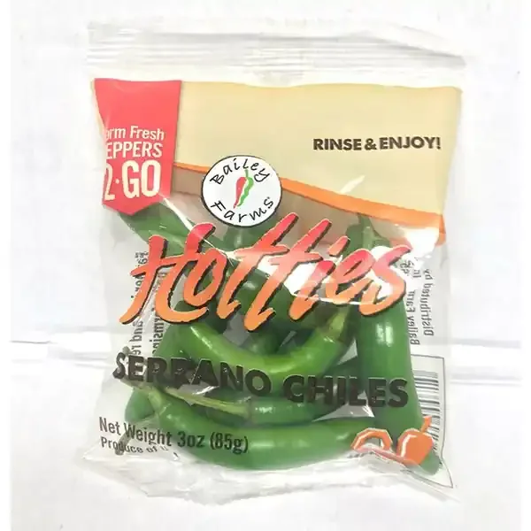 Bailey Farms Side Kicks Hot Serranos 4 oz