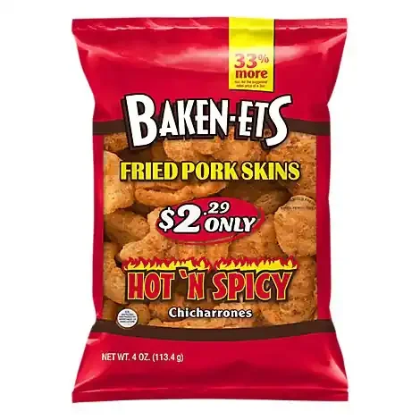 Baken-Ets Fried Pork Skins Hot N Spicy