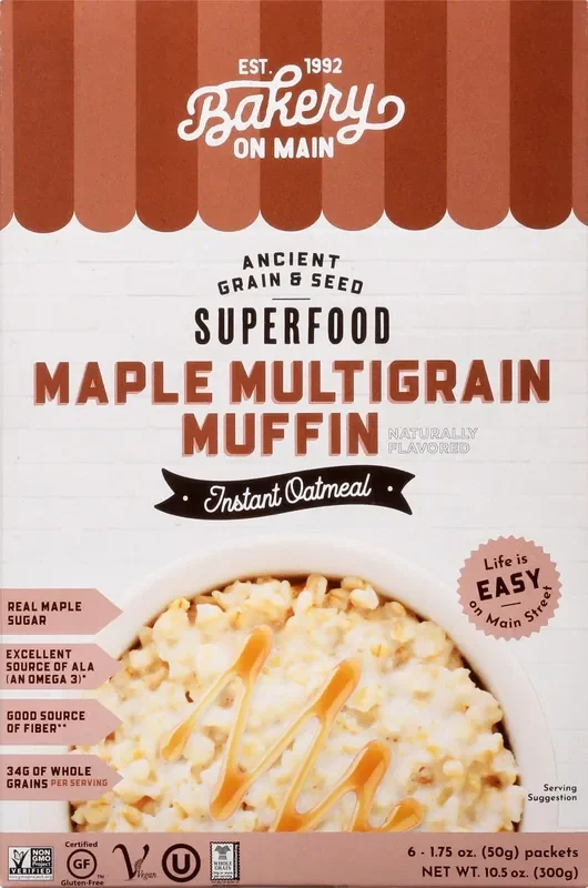 Bakery On Main Maple Muffin Instant Oatmeal 6Pk