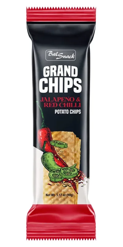 Bal Snack Grand Chips Jalapeño & Red Chili Potato Chips