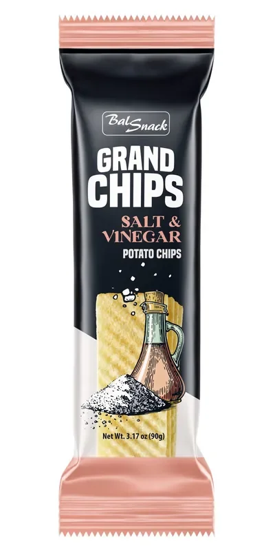 Bal Snack Grand Chips Salt & Vinegar Potato Chips
