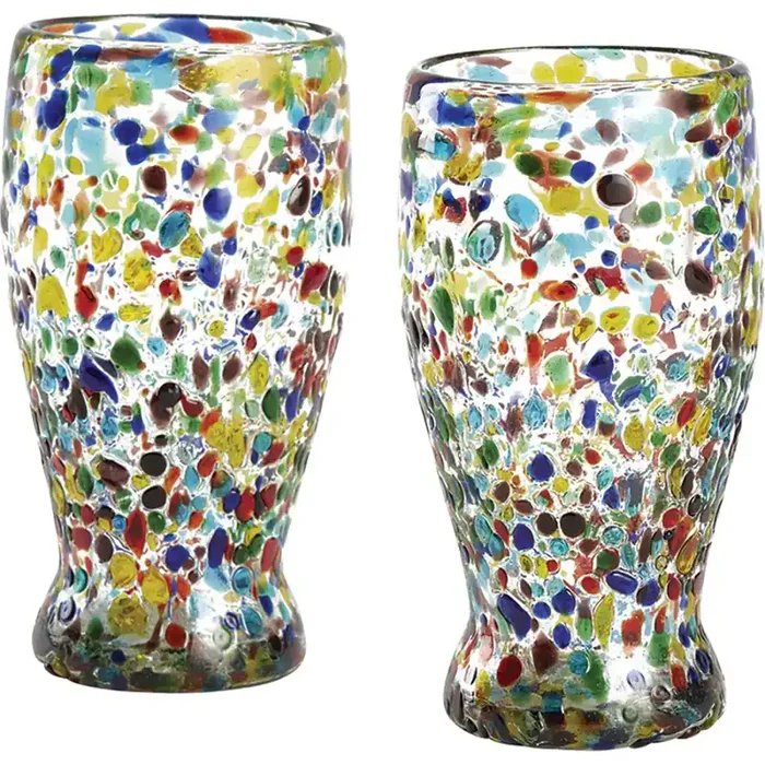 Bambeco Confetti Beer Glasses S/2