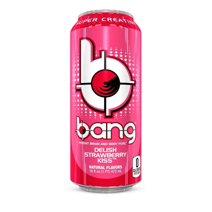 Bang Delish Strawberry Kiss Energy Drink 16 fl oz
