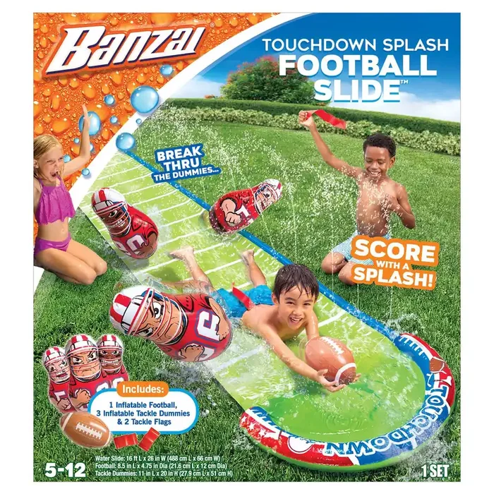Banzai Touchdown Splash Football Water Slide