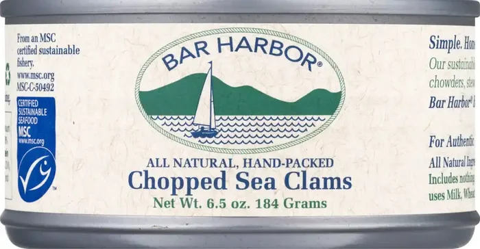 Bar Harbor Chopped Sea Clams – 6.5 oz