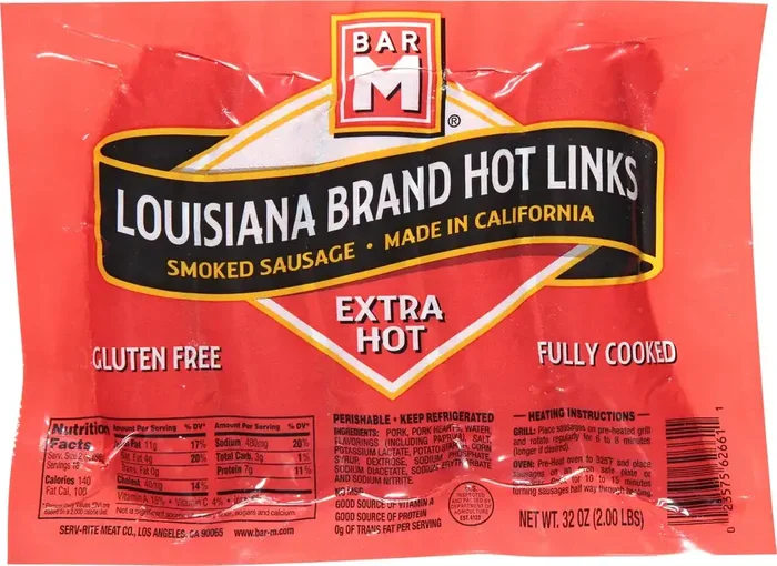 Bar-M Louisiana Hot Links