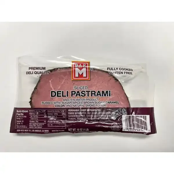 Bar-M Sliced Pastrami